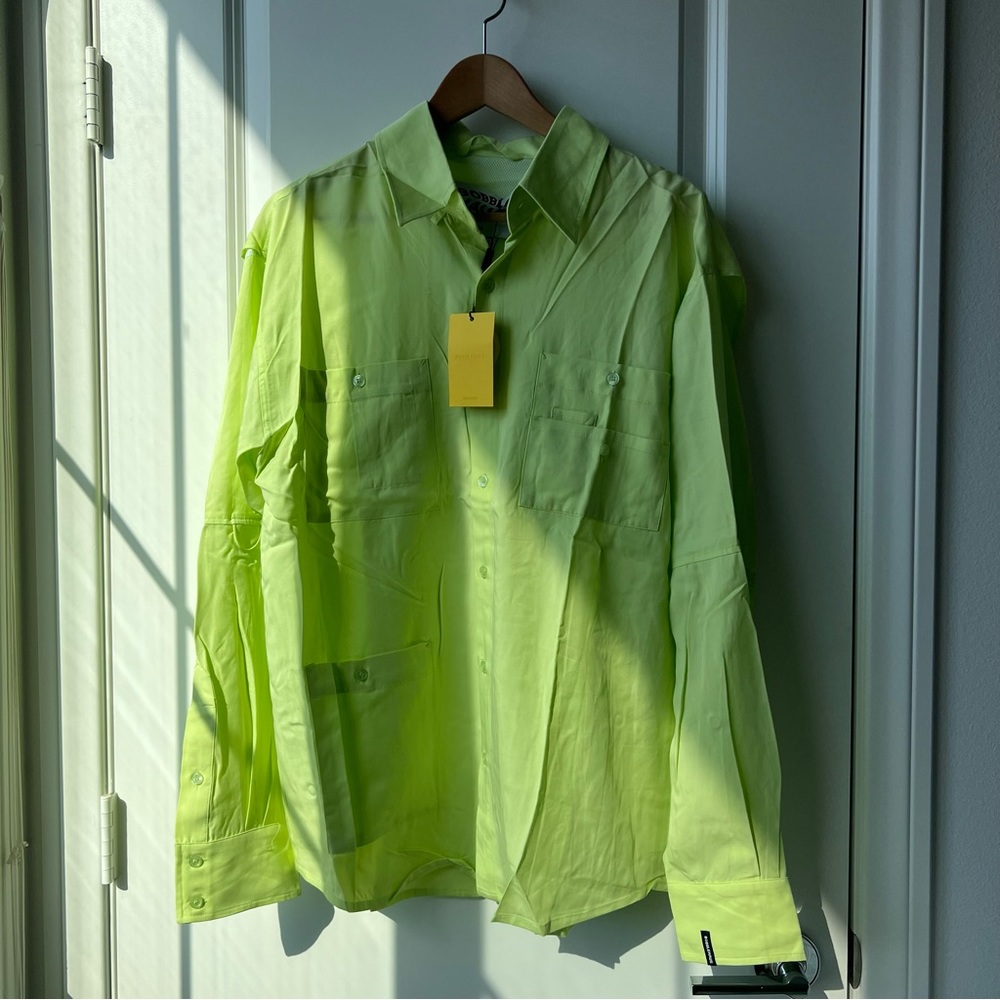 Bobblehaus Button Down Long Sleeve Unisex Tencel Linen